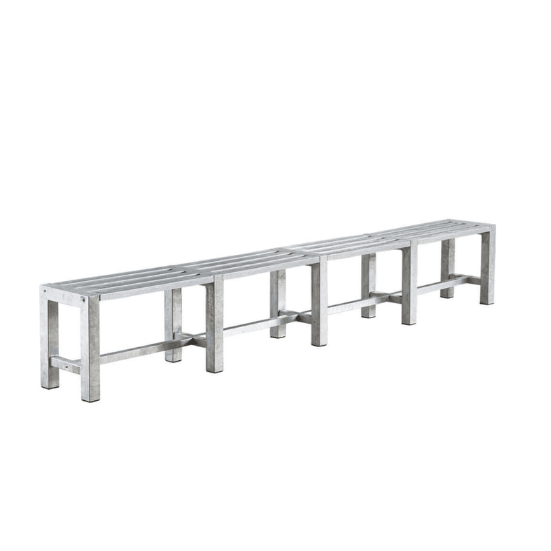 Se Galvaniseret Bænk | A2 Living Galvaniseret Havebænk 4 Sektioner (Ben: 4 x 4 cm) | L288 xD35xH46 cm ❤ Fletkurven ❤ Hurtig levering: 1 - 2 Hverdage og gratis fragt v/køb over 499 kr. GLS til pakkeshop ❤ Varenummer: FK-14422 og barcode / Ean: 5714045001698 på lager - Kæmpe udvalg i  Home Ukategoriseret - Over 360 kendte mærker på tilbud