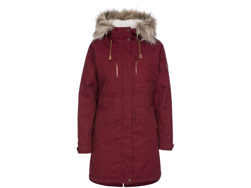 Se Trespass Faithful - Parka jakke dame - Merlot - Str. XS ❤ Kæmpe udvalg i Trespass ❤ Hurtig levering: 1 - 2 Hverdage samt billig fragt - Varenummer: CKP-5045274690354 og barcode / Ean: &