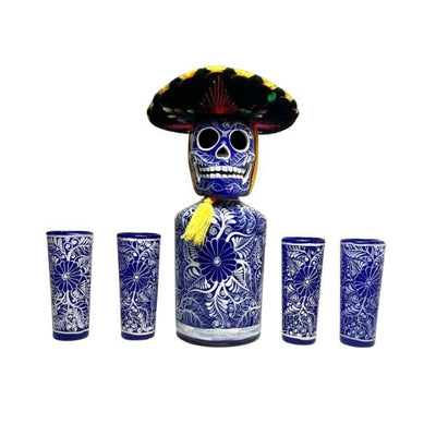 Se Mexskeletons Decanter & 4 Shot Glas Blå M. Sombrero ✔ Kæmpe udvalg i Flavour Blaster ✔ Hurtig levering: 1 - 2 Hverdage samt billig fragt - Varenummer: BAR-675907 og barcode / Ean: på lager - Udsalg på Spar op til 52% - Over 785 kendte brands på udsalg