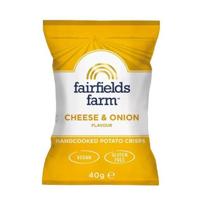 Se Fairfields Gourmet Chips, Cheese & Onion 40 g ❤ Kæmpe udvalg i Blandet ❤ Hurtig levering: 1 - 2 Hverdage samt billig fragt - Varenummer: BAR-692719 og barcode / Ean: '5060101406458 på lager - Udsalg på Delikatesser Snacks Chips Spar op til 57% - Over 785 kendte brands på udsalg