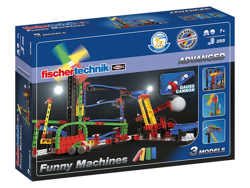 Se Fischertechnik Advanced Funny Machines ✔ Kæmpe udvalg i  Fischertechnik ✔ Hurtig levering: 1 - 2 Hverdage samt billig fragt - Varenummer: MMA-205551588 og barcode / Ean: &