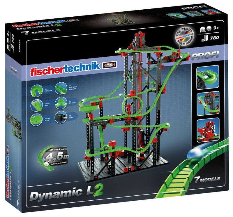 Se Fischertechnik Profi Dynamic L2 Kuglebane (780 dele) ✔ Kæmpe udvalg i  Fischertechnik ✔ Hurtig levering: 1 - 2 Hverdage samt billig fragt - Varenummer: MMA-205536621 og barcode / Ean: &