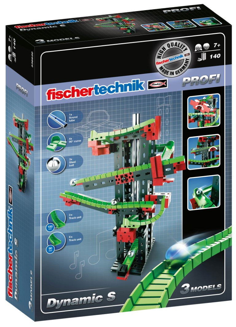 Se Fischertechnik Profi Dynamic S Kuglebane (140 dele) ✔ Kæmpe udvalg i Fischertechnik ✔ Hurtig levering: 1 - 2 Hverdage samt billig fragt - Varenummer: MMA-205536620 og barcode / Ean: &