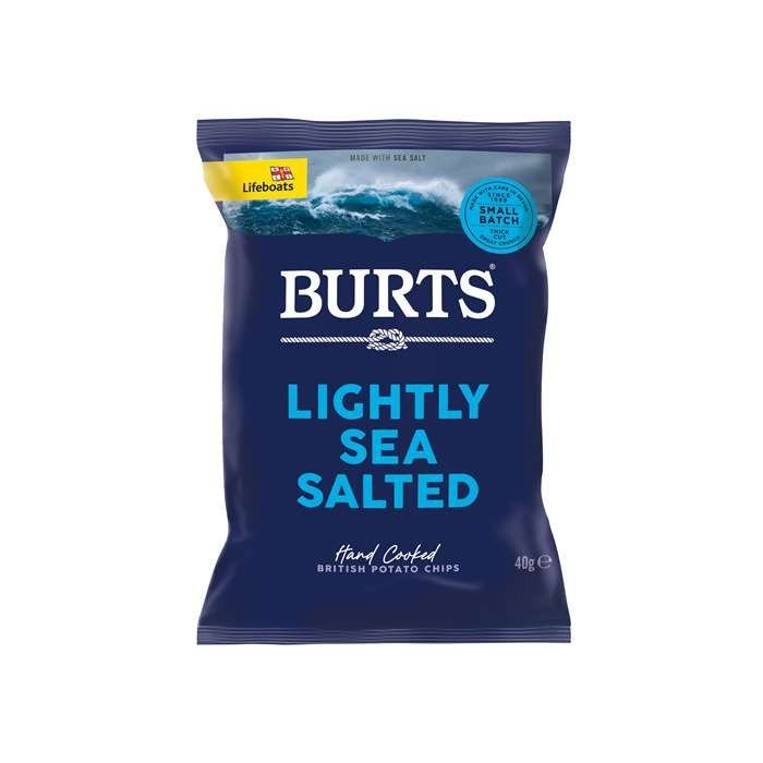 Se Burts Chips Lightly Sea Salt 40 g ❤ Stort online udvalg i BARLIFE ❤ Hurtig levering: 1 - 2 Hverdage samt billig fragt ❤ Varenummer: BAR-702506 og barcode / Ean: &