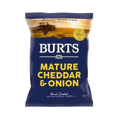 Se Burts Chips Mature Cheddar & Spring Onion 150 g ❤ Stort online udvalg i BURTÂ´S ❤ Hurtig levering: 1 - 2 Hverdage samt billig fragt ❤ Varenummer: BAR-702705 og barcode / Ean: '5034709001414 på lager - Udsalg på Spar op til 55% - Over 412 kendte brands på udsalg