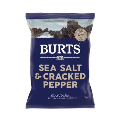 Se Burts Chips Sea Salt & Crushed Peppercorns 150 g ❤ Stort online udvalg i BURTÂ´S ❤ Hurtig levering: 1 - 2 Hverdage samt billig fragt ❤ Varenummer: BAR-702740 og barcode / Ean: '5034709001438 på lager - Udsalg på Spar op til 56% - Over 412 kendte brands på udsalg