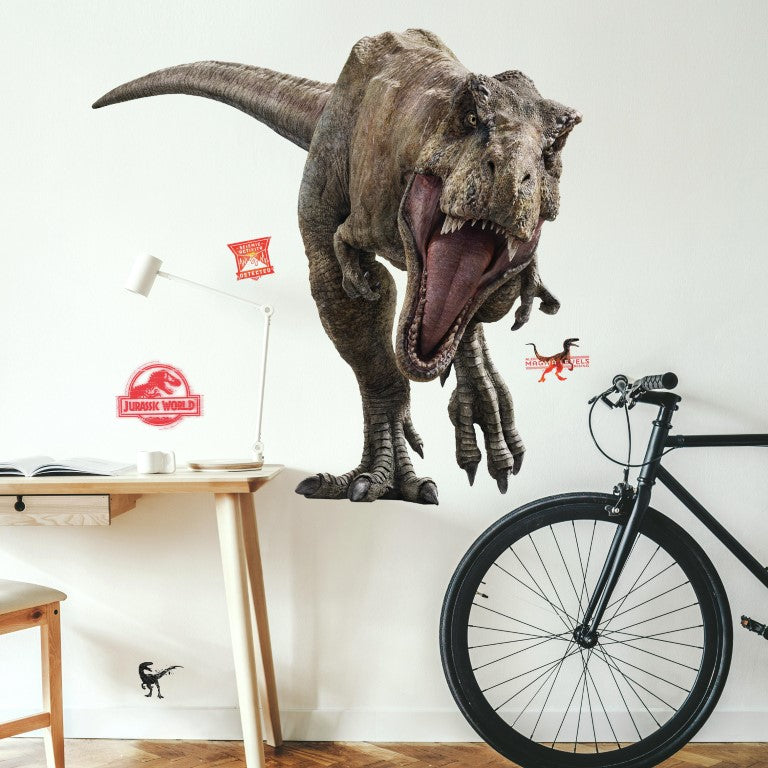 Se Jurassic World 2 T-REX Gigant Wallsticker ✔ Kæmpe udvalg i  Roommates ✔ Hurtig levering: 1 - 2 Hverdage samt billig fragt - Varenummer: MMA-216062 og barcode / Ean: &