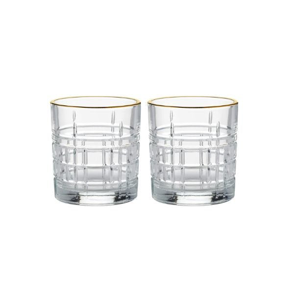 Se Mixer Glas Sæt/2 Regency Gold RavenheadÂ® 32 Cl Ø8x 9cm ✔ Kæmpe udvalg i  RAVENHEAD ✔ Hurtig levering: 1 - 2 Hverdage samt billig fragt - Varenummer: BAR-689112 og barcode / Ean: &