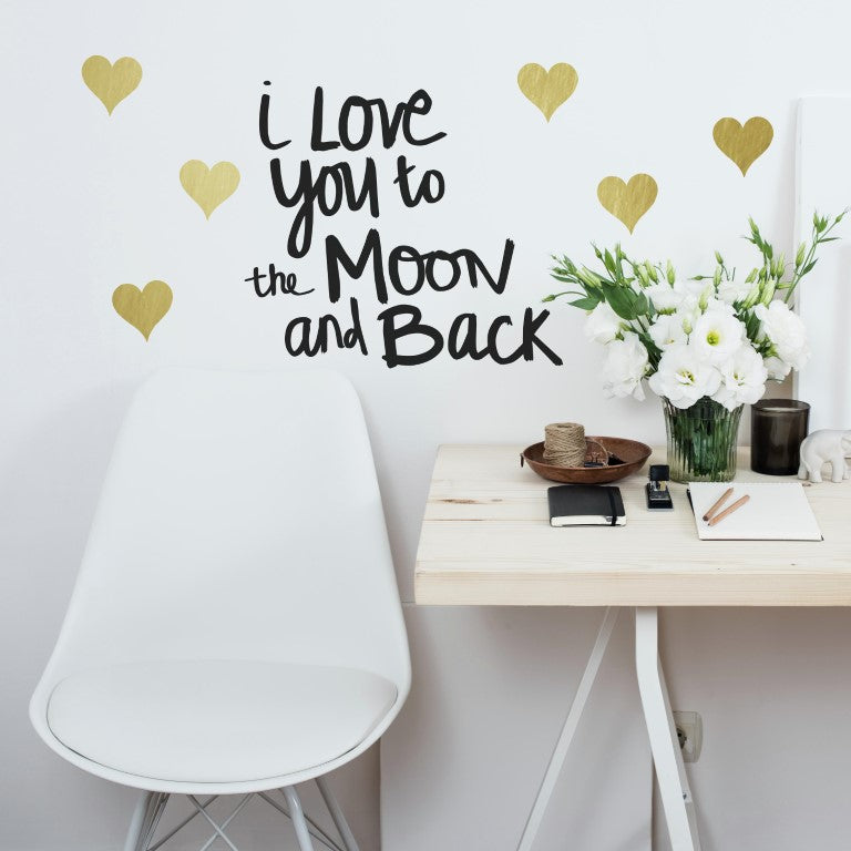 Se Love you to the moon Wallstickers ✔ Kæmpe udvalg i Roommates ✔ Hurtig levering: 1 - 2 Hverdage samt billig fragt - Varenummer: MMA-216043 og barcode / Ean: &