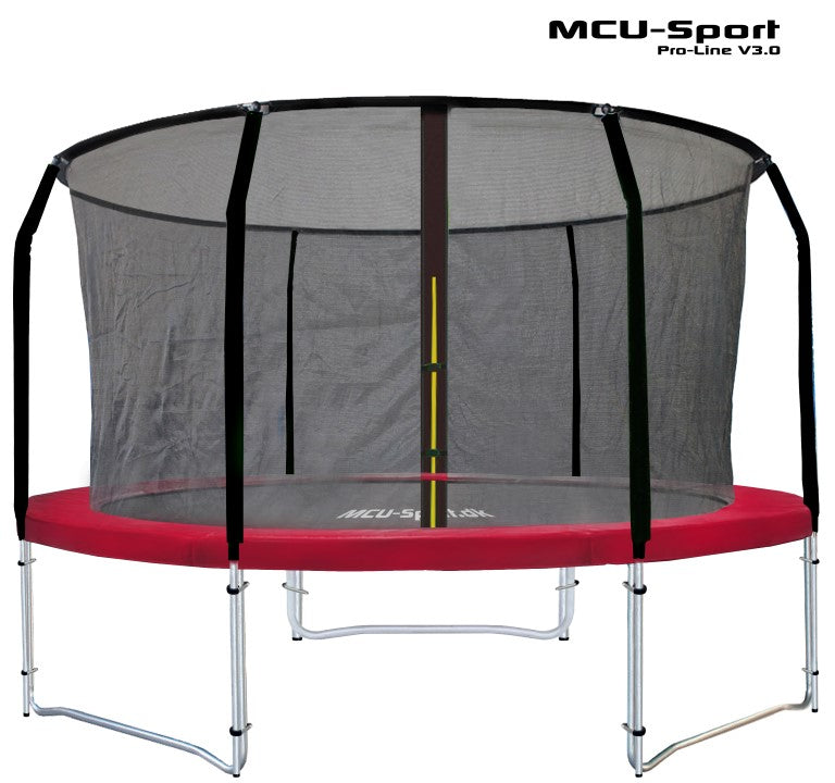 Se MCU-Sport Pro-line 3,05m Rød Trampolin V3.0 + Pro sikkerhedsnet ✔ Kæmpe udvalg i  MCU-Sport ✔ Hurtig levering: 1 - 2 Hverdage samt billig fragt - Varenummer: MMA-1368021 og barcode / Ean: &