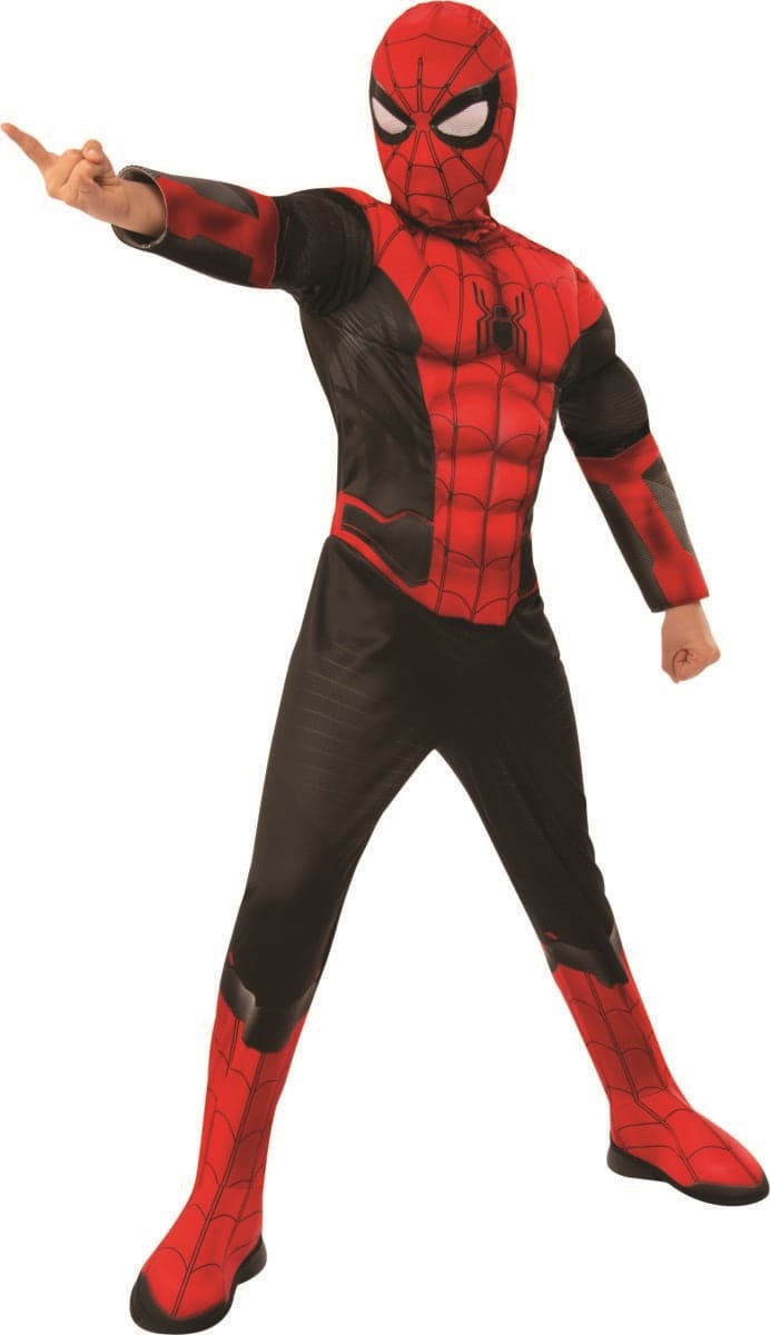 Se Marvel Spiderman No Way Home Deluxe Kostume (3-8 år) ✔ Kæmpe udvalg i  Rubie&