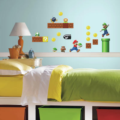 Se Nintendo Super Mario - Build a Scene Wallstickers ✔ Kæmpe udvalg i Roommates ✔ Hurtig levering: 1 - 2 Hverdage samt billig fragt - Varenummer: MMA-216027 og barcode / Ean: '034878598697 på lager - Udsalg på Wallstickers til børneværelset Spar op til 57% - Over 454 design brands på udsalg