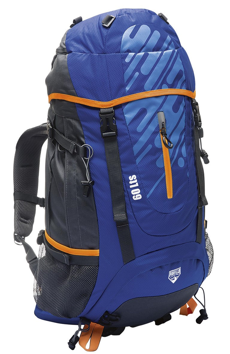 Se Pavillo  Ultra Trek 60L Rygsæk, Blå ✔ Kæmpe udvalg i  Bestway ✔ Hurtig levering: 1 - 2 Hverdage samt billig fragt - Varenummer: MMA-178680822 og barcode / Ean: &