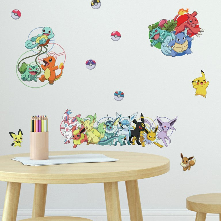 Se Pokemon Favorit Wallstickers ✔ Kæmpe udvalg i  Roommates ✔ Hurtig levering: 1 - 2 Hverdage samt billig fragt - Varenummer: MMA-216076 og barcode / Ean: &