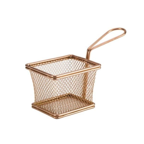 Se Mini Friturekurv Til Servering Af Pomfritter Kobber 10 x 8 x 7.5cm Rustfrit Stål ❤ Stort online udvalg i Genware ❤ Hurtig levering: 1 - 2 Hverdage samt billig fragt ❤ Varenummer: BAR-701412 og barcode / Ean: på lager - Udsalg på Hjem og have | Køkken og spisestue | Service og bestik | Serveringsfade og -skåle | Serveringsfade Spar op til 52% - Over 400 kendte brands på udsalg