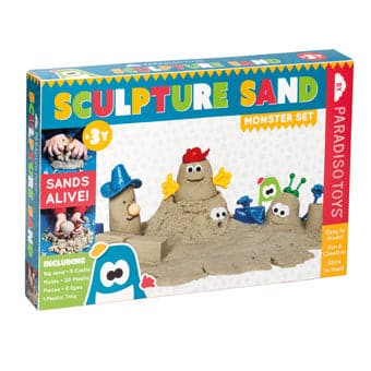 Se Sandskulpturer (Monster sæt med 1kg Kinetisk sand) ✔ Kæmpe udvalg i  Paradiso Toys ✔ Hurtig levering: 1 - 2 Hverdage samt billig fragt - Varenummer: MMA-1852109 og barcode / Ean: '5420051221097 på lager - Udsalg på Formbart Kinetisk Sand Spar op til 51% - Over 857 kendte brands på udsalg