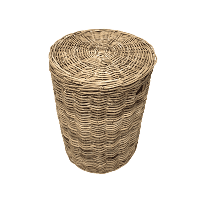 Se Vasketøjskurv | Sort rattan | Ø54xH46 cm ❤ Fletkurven ❤ Hurtig levering: 1 - 2 Hverdage og gratis fragt v/køb over 499 kr. GLS til pakkeshop ❤ Varenummer: FK-4312 og barcode / Ean: 5709948069678 på lager - Kæmpe udvalg i  Home Vasketøjskurve - Over 360 kendte mærker på tilbud