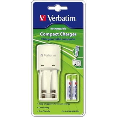 Se Verbatim batterioplader til AA og AAA-batterier, inkl. 2xAAA 970mAh ✔ Kæmpe udvalg i Verbatim ✔ Hurtig levering: 1 - 2 Hverdage samt billig fragt - Varenummer: MMA-22101 og barcode / Ean: &