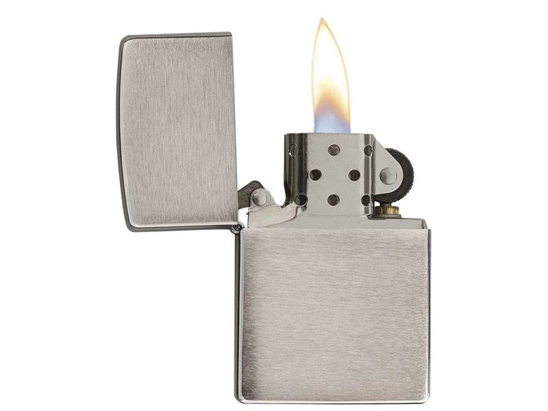 Se Zippo Brushed Chrome - Lighter - Børstet krom ❤ Kæmpe udvalg i Zippo ❤ Hurtig levering: 1 - 2 Hverdage samt billig fragt - Varenummer: CKP-041689100032 og barcode / Ean: &