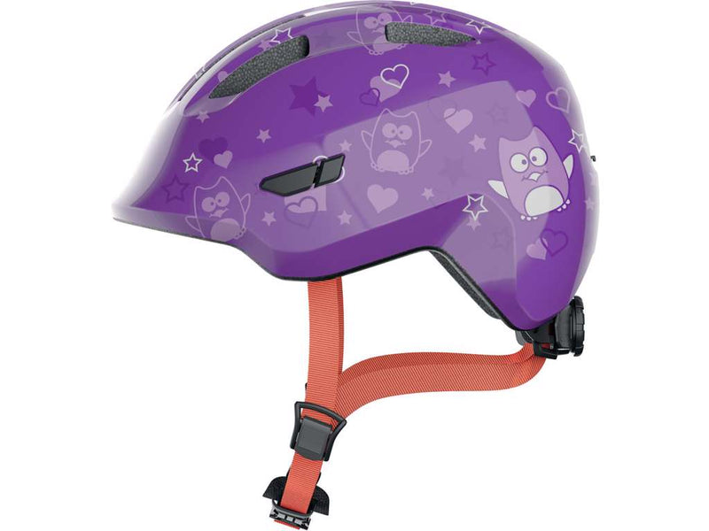 Se Abus Smiley 3.0 - Cykelhjelm til børn - Purple Star - Str. 50-55 cm ❤ Kæmpe udvalg i Abus ❤ Hurtig levering: 1 - 2 Hverdage samt billig fragt - Varenummer: CKP-4003318672606 og barcode / Ean: &