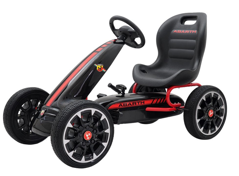 Se Abarth Pedal GoKart til børn 3-8 år, Sort ❤ Kæmpe udvalg i MegaLeg ❤ Hurtig levering: 1 - 2 Hverdage samt billig fragt - Varenummer: MMA-12618 og barcode / Ean: &