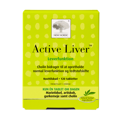 Stort online udvalg i New Nordic Active Liver 120 tabletter ❤ New Nordic ❤ Hurtig levering: 1 - 2 Hverdage og gratis fragt v/køb over 295 kr. GLS til pakkeshop ❤ Varenummer: HG-45717 og barcode / Ean: 5021807457175 på lager - Kæmpe udvalg i Sundhed - Over 454 design brands på udsalg