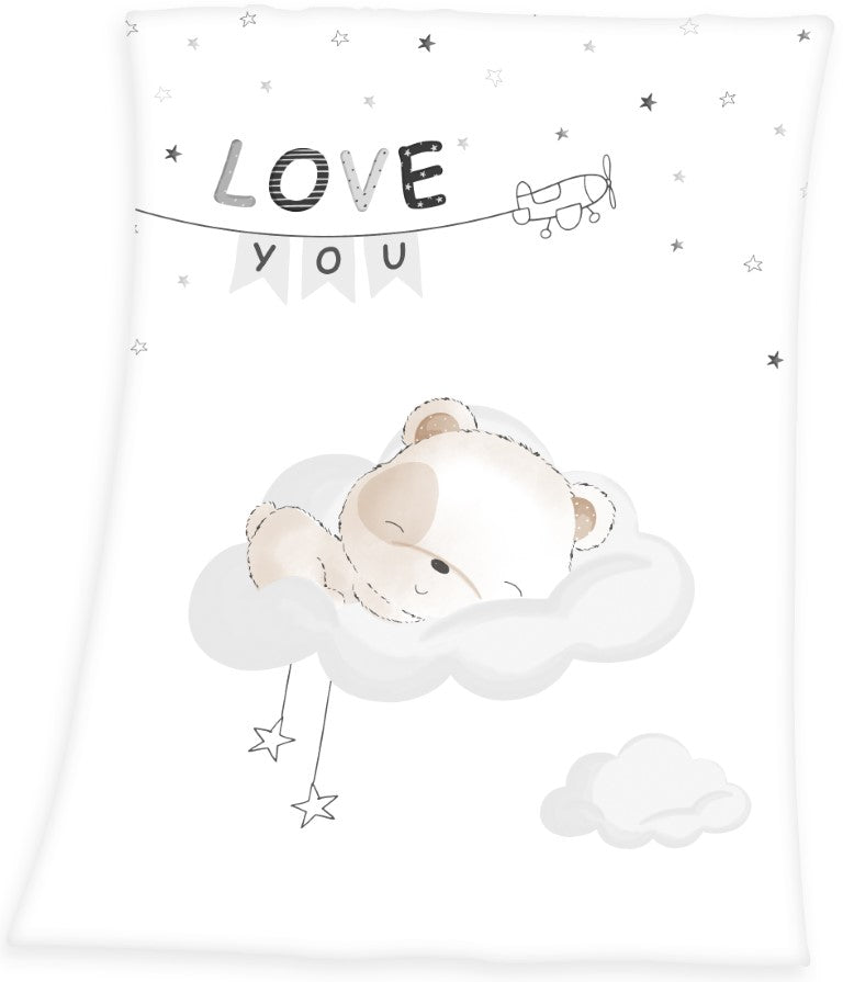 Se Babybest Sleeping little bear Fleece tæppe - 75 x 100 cm ✔ Kæmpe udvalg i Babybest ✔ Hurtig levering: 1 - 2 Hverdage samt billig fragt - Varenummer: MMA-2010224 og barcode / Ean: &