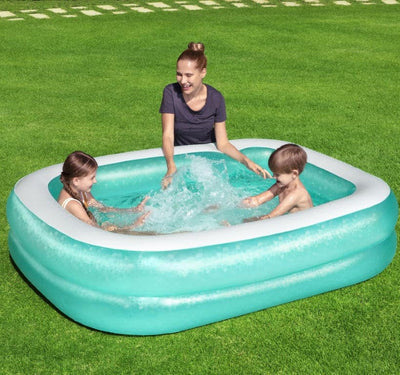 Se Badebassin Family Pool 200x146x48 cm ✔ Kæmpe udvalg i Bestway ✔ Hurtig levering: 1 - 2 Hverdage samt billig fragt - Varenummer: MMA-17854005 og barcode / Ean: '6942138967982 på lager - Udsalg på Badebassiner til haven Spar op til 58% - Over 454 kendte brands på udsalg