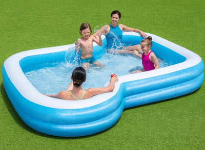 Se Badebassin Family Pool ''Sunsational'' 305x274x46 cm ✔ Kæmpe udvalg i  Bestway ✔ Hurtig levering: 1 - 2 Hverdage samt billig fragt - Varenummer: MMA-17854321 og barcode / Ean: '6942138975772 på lager - Udsalg på Badebassiner til haven Spar op til 58% - Over 1454 design brands på udsalg