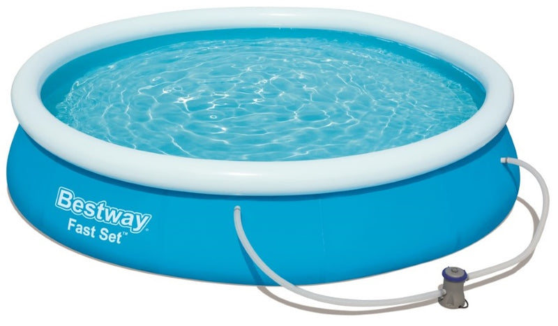 Se Bestway Fast Set Pool Sæt 366 x  76cm m/filter pumpe ✔ Kæmpe udvalg i  Bestway ✔ Hurtig levering: 1 - 2 Hverdage samt billig fragt - Varenummer: MMA-17857274 og barcode / Ean: &