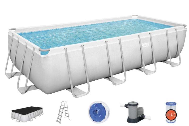 Se Bestway Power Steel Rektangulær Pool 549 x 274 x 122 cm ❤ Kæmpe udvalg i Bestway ❤ Hurtig levering: 1 - 2 Hverdage samt billig fragt - Varenummer: MMA-17856465 og barcode / Ean: &