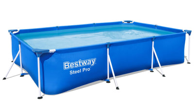 Se Bestway Steel Pro Frame Pool  3.00m x 2.01m x 66cm ✔ Kæmpe udvalg i  Bestway ✔ Hurtig levering: 1 - 2 Hverdage samt billig fragt - Varenummer: MMA-17856404 og barcode / Ean: '6942138949582 på lager - Udsalg på Badebassin/pools til pumpe Spar op til 63% - Over 1454 design brands på udsalg