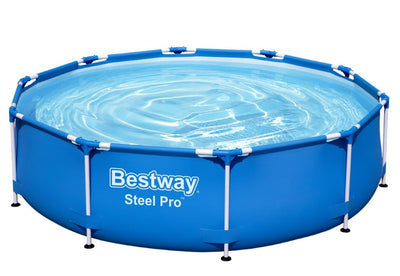 Se Bestway Steel Pro Frame Pool 305 x 76 cm ✔ Kæmpe udvalg i  Bestway ✔ Hurtig levering: 1 - 2 Hverdage samt billig fragt - Varenummer: MMA-17856677 og barcode / Ean: '6942138972405 på lager - Udsalg på Badebassin/pools til pumpe Spar op til 57% - Over 1454 design brands på udsalg