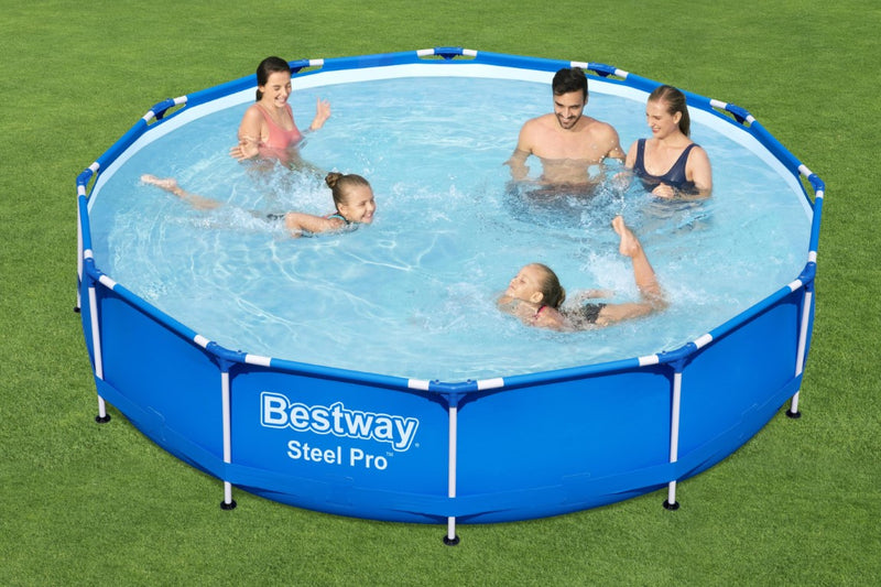 Se Bestway Steel Pro Frame Pool 366 x 76 cm ✔ Kæmpe udvalg i  Bestway ✔ Hurtig levering: 1 - 2 Hverdage samt billig fragt - Varenummer: MMA-17856706 og barcode / Ean: &