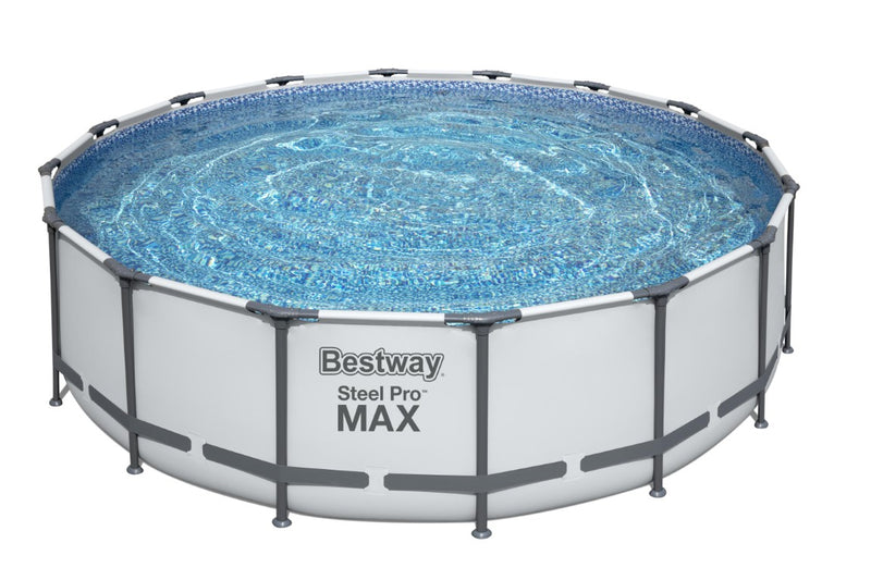 Se Bestway Steel Pro MAX Frame Pool 488 x 122 cm m/pumpe, stige m.v. ✔ Kæmpe udvalg i  Bestway ✔ Hurtig levering: 1 - 2 Hverdage samt billig fragt - Varenummer: MMA-178561202 og barcode / Ean: &