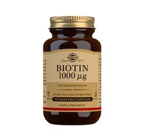 Stort online udvalg i Solgar Biotin 1000ug - 50 kps. ❤ Solgar ❤ Hurtig levering: 1 - 2 Hverdage og gratis fragt v/køb over 295 kr. GLS til pakkeshop ❤ Varenummer: HG-25907 og barcode / Ean: 033984003101 på lager - Kæmpe udvalg i Sundhed - Over 434 design mærker på udsalg