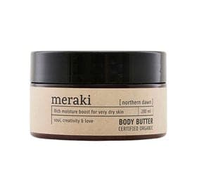 Stort online udvalg i Meraki Body butter, Northern dawn 200 ml ❤ Meraki ❤ Hurtig levering: 1 - 2 Hverdage og gratis fragt v/køb over 295 kr. GLS til pakkeshop ❤ Varenummer: HG-50686 og barcode / Ean: 5707644554023 på lager - Kæmpe udvalg i Personlig pleje - Over 454 design mærker på udsalg