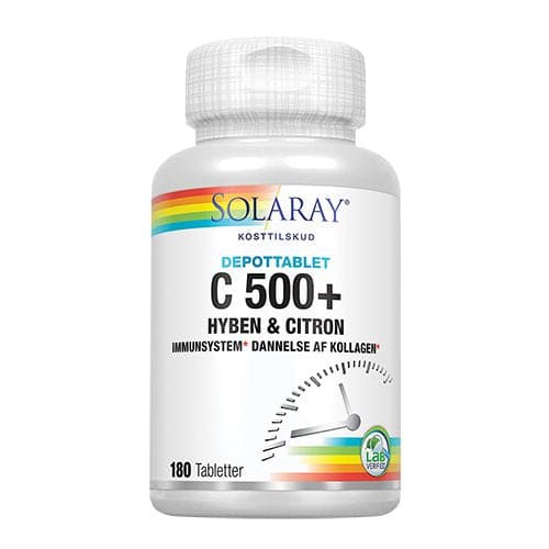 Stort online udvalg i Solaray C-Vitamin C500+ Hyben & Citron 180 tabletter ❤ Solaray ❤ Hurtig levering: 1 - 2 Hverdage og gratis fragt v/køb over 295 kr. GLS til pakkeshop ❤ Varenummer: HG-7301 og barcode / Ean: 076280195798 på lager - Kæmpe udvalg i Sundhed - Over 434 design mærker på udsalg