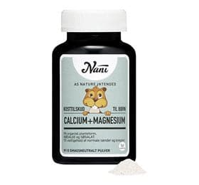 Se Nani Calcium+Magnesium børn 91 g. ❤ Kæmpe udvalg i KopK ❤ Hurtig levering: 1 - 2 Hverdage samt billig fragt - Varenummer: HG-55381 og barcode / Ean: '5713258053050 på lager - Udsalg på Børn Spar op til 53% - Over 454 kendte mærker på udsalg