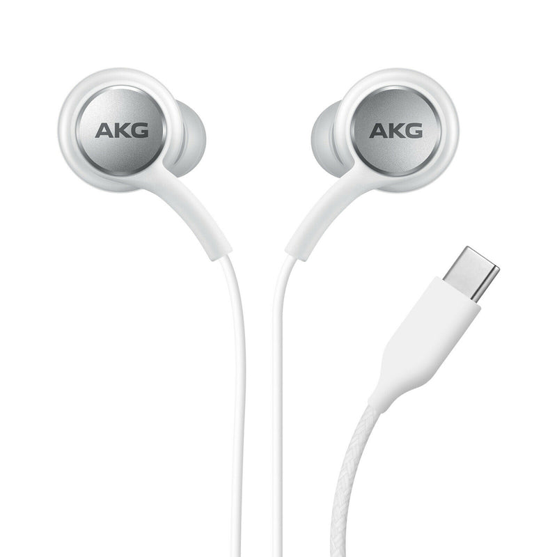 Se Original Samsung AKG EO-IC100B Hovedtelefoner med USB-C stik - Hvid ✔ Kæmpe udvalg i  Samsung ✔ Hurtig levering: 1 - 2 Hverdage samt billig fragt - Varenummer: CPD-CL6612894 og barcode / Ean: &