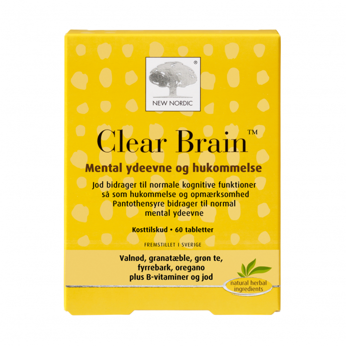 Stort online udvalg i New Nordic Clear Brain 180 tabl. ❤ New Nordic ❤ Hurtig levering: 1 - 2 Hverdage og gratis fragt v/køb over 295 kr. GLS til pakkeshop ❤ Varenummer: HG-45204 og barcode / Ean: 5021807452040 på lager - Kæmpe udvalg i Sundhed - Over 454 design brands på udsalg