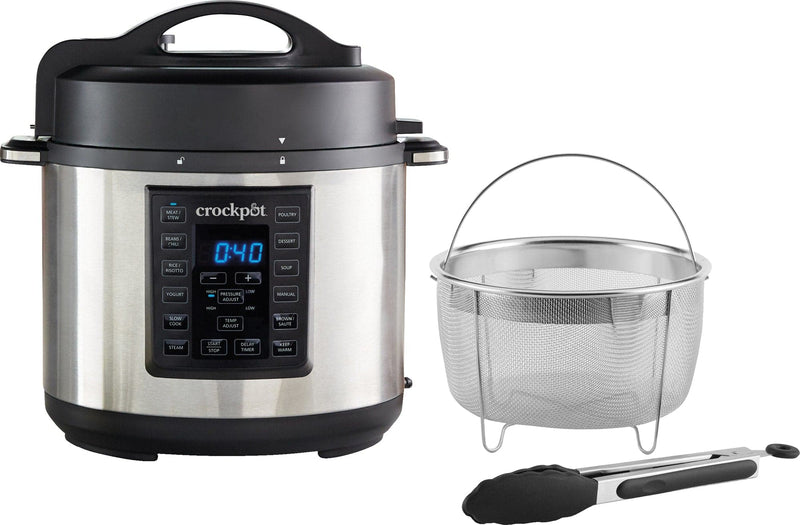 Se Crock-Pot Express Plus multi-cooker CROCKP201027 ❤ Stort online udvalg i Crockpot ❤ Hurtig levering: 1 - 2 Hverdage samt billig fragt ❤ Varenummer: ELG-318446 og barcode / Ean: 5060569674239 på lager - Udsalg på Køkkenmaskiner & madlavning - Over 785 kendte brands på udsalg