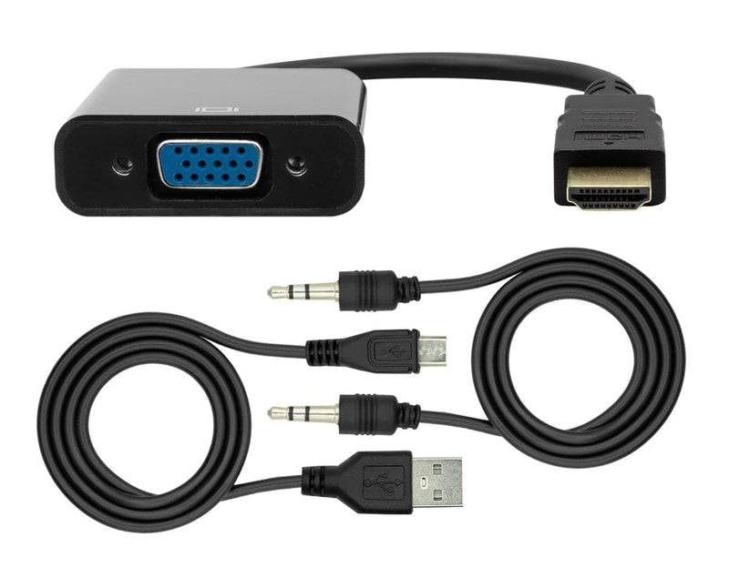 Se HDMI til VGA med lyd / Aktiv adapter - 1080p / 60H - Sort ✔ Kæmpe udvalg i  Capida ✔ Hurtig levering: 1 - 2 Hverdage samt billig fragt - Varenummer: CPD-CV55822184 og barcode / Ean: &