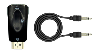 Se Pro HDMI til VGA adapter - Sort ❤ Kæmpe udvalg i Blandet ❤ Hurtig levering: 1 - 2 Hverdage samt billig fragt - Varenummer: CPD-CV55827887 og barcode / Ean: '827887 på lager - Udsalg på Kabler & Adaptere/Billedkabler/HDMI kabler/HDMI til VGA kabler Spar op til 58% - Over 454 design brands på udsalg