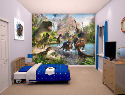 Se Dinosaur Land tapet 243 x 305 cm ✔ Kæmpe udvalg i  Walltastic ✔ Hurtig levering: 1 - 2 Hverdage samt billig fragt - Varenummer: MMA-19841745 og barcode / Ean: '5060107041745 på lager - Udsalg på Tapet til børneværelset Spar op til 62% - Over 1347 kendte brands på udsalg