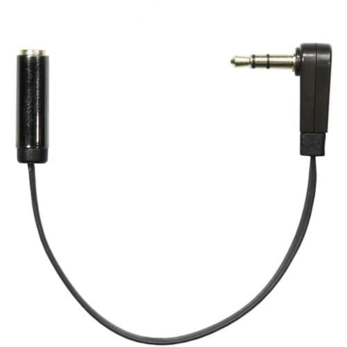 Se Vinklet minijack 3.5mm adapter kabel - Han/Hun - 0.1 m ✔ Kæmpe udvalg i  Deltaco ✔ Hurtig levering: 1 - 2 Hverdage samt billig fragt - Varenummer: CPD-DL77AUD-203 og barcode / Ean: &