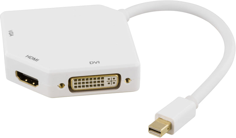 Se Mini Displayport til HDMI/DVI/VGA adapter kabel ❤ Kæmpe udvalg i Deltaco ❤ Hurtig levering: 1 - 2 Hverdage samt billig fragt - Varenummer: CPD-DL77DP-MULTI2 og barcode / Ean: &