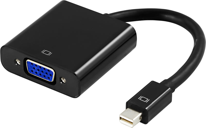 Se Mini Displayport til VGA Adapter - Sort ❤ Kæmpe udvalg i Deltaco ❤ Hurtig levering: 1 - 2 Hverdage samt billig fragt - Varenummer: CPD-DL77DP-VGA3 og barcode / Ean: &