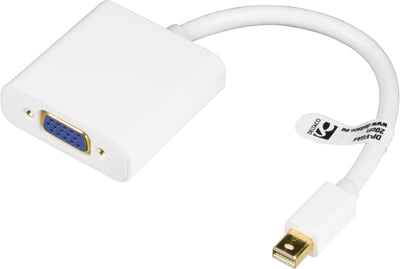 Se Mini Displayport til VGA Adapter - Hvid ❤ Kæmpe udvalg i Deltaco ❤ Hurtig levering: 1 - 2 Hverdage samt billig fragt - Varenummer: CPD-DL77DP-VGA4 og barcode / Ean: '7340004657538 på lager - Udsalg på Kabler & Adaptere/Billedkabler/Mini Displayport kabler/Mini DisplayPort til VGA Spar op til 57% - Over 454 design mærker på udsalg