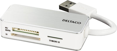 Se USB 3.0 kortlæser - SDHC, Micro-SD, TF, MS PRO/DUO - Hvid ❤ Stort online udvalg i Deltaco ❤ Hurtig levering: 1 - 2 Hverdage samt billig fragt ❤ Varenummer: CPD-DL77UCR-147 og barcode / Ean: på lager - Udsalg på Kabler & Adaptere/PC/Mac & computer kabler/USB kabler/USB kortlæsere/USB 3.0 kortlæser Spar op til 67% - Over 857 kendte brands på udsalg